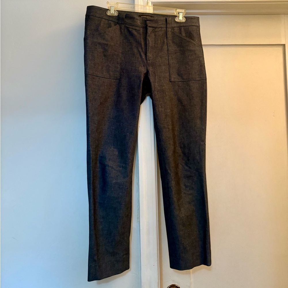 Banana Republic Navy Blue Tailored Sloan Pants Size 10